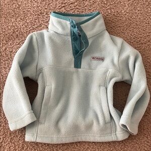 Columbia Kids' Soft Blue Fleece Pullover 2T